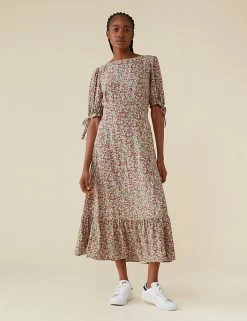 Flash Sale 😀 Finery London 👗 Dresses Floral Midi Tea 👗 Dress 🥰 -New In Womens Sales 2022 SD 10 T83 4748 J4 X EC 1