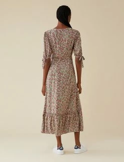 Flash Sale 😀 Finery London 👗 Dresses Floral Midi Tea 👗 Dress 🥰 -New In Womens Sales 2022 SD 10 T83 4748 J4 X EC 3