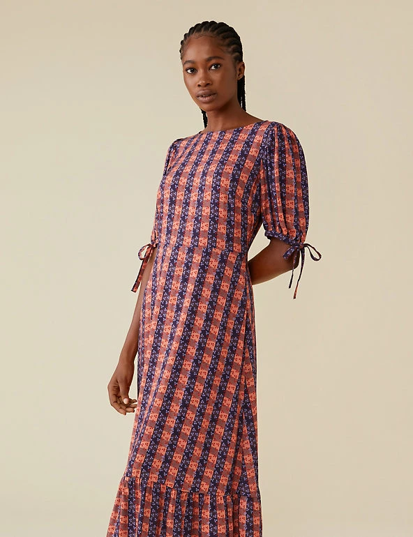 Flash Sale 🎁 Finery London 👗 Dresses Gingham Puff Sleeve Midi Tiered Tea 👗 Dress 👏 3 Flash Sale 🎁 Finery London 👗 Dresses Gingham Puff Sleeve Midi Tiered Tea 👗 Dress 👏 - Image 3