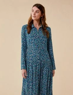 New ⭐ Finery London 👗 Dresses Ditsy Floral Midi 👕 Shirt 👗 Dress ⌛ -New In Womens Sales 2022 SD 10 T83 4754 E4 X EC 1