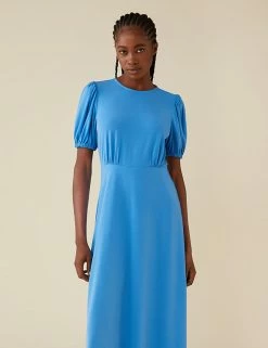 Cheapest 👏 Finery London 👗 Dresses Short Sleeve Midi Tea 👗 Dress 😍 -New In Womens Sales 2022 SD 10 T83 4797 E1 X EC 1