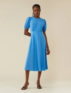 Cheapest 👏 Finery London 👗 Dresses Short Sleeve Midi Tea 👗 Dress 😍 -New In Womens Sales 2022 SD 10 T83 4797 E1 X EC 2