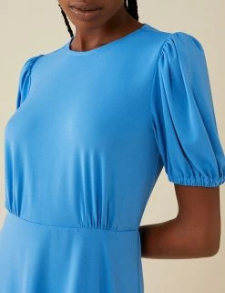 Cheapest 👏 Finery London 👗 Dresses Short Sleeve Midi Tea 👗 Dress 😍 -New In Womens Sales 2022 SD 10 T83 4797 E1 X EC 4