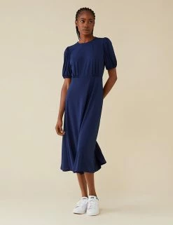 Cheapest ๐ Finery London ๐ Dresses Short Sleeve Midi Tea ๐ Dress ๐