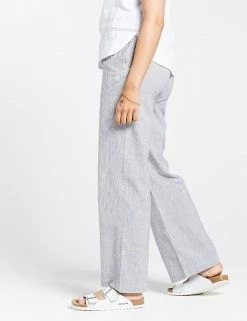Best deal 😀 Craghoppers Linen Rich Striped Straight Leg Trousers ✨ -New In Womens Sales 2022 SD 10 T83 4934 F4 X EC 2