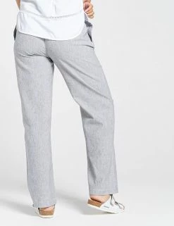 Best deal 😀 Craghoppers Linen Rich Striped Straight Leg Trousers ✨ -New In Womens Sales 2022 SD 10 T83 4934 F4 X EC 3