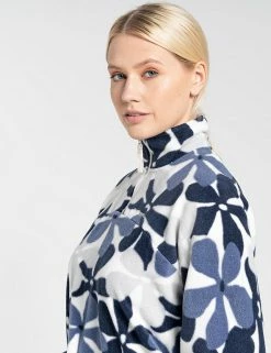 Buy 👍 Craghoppers 🧥 Coats & Jackets Printed Half Zip Fleece Jacket 😀 -New In Womens Sales 2022 SD 10 T83 4967 E4 X EC 4