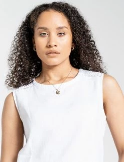 Discount 🎉 Craghoppers Vests Linen Rich Round Neck Sleeveless Vest ✨ -New In Womens Sales 2022 SD 10 T83 4995 Z0 X EC 3