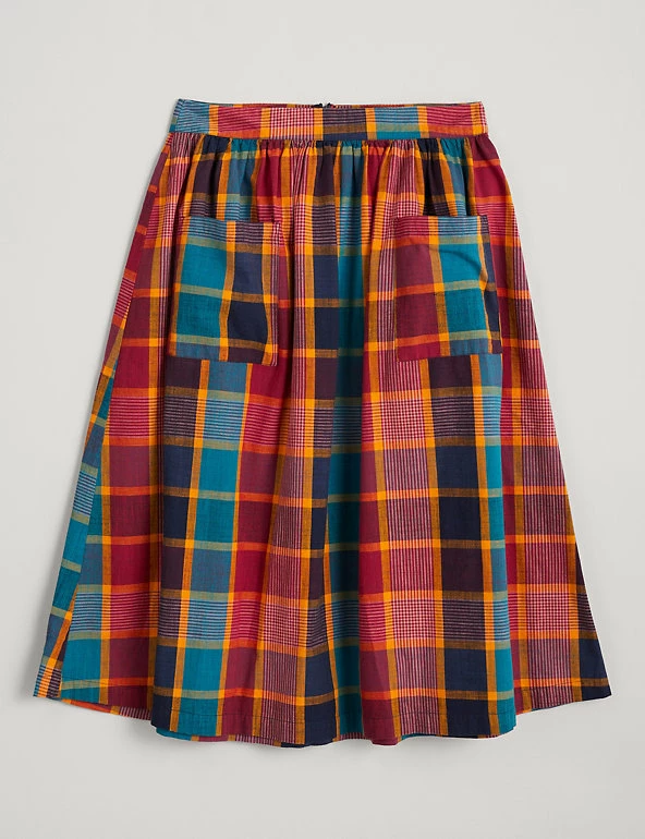 Best Pirce π Seasalt Cornwall π Skirts Organic Cotton Checked Midi A-Line π Skirt π 2 Best Pirce π Seasalt Cornwall π Skirts Organic Cotton Checked Midi A-Line π Skirt π - Image 2