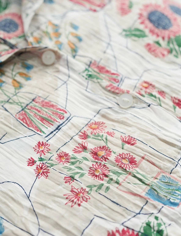 Budget 🌟 Seasalt Cornwall 👚 Shirts & Blouses Organic Cotton Printed 👚 Shirt 🔥 5 Budget 🌟 Seasalt Cornwall 👚 Shirts & Blouses Organic Cotton Printed 👚 Shirt 🔥 - Image 5