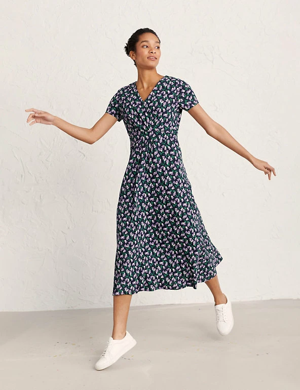 Outlet ๐ฅ Seasalt Cornwall ๐ Dresses Organic Cotton Floral Midi Waisted ๐ Dress ๐คฉ 1 Outlet ๐ฅ Seasalt Cornwall ๐ Dresses Organic Cotton Floral Midi Waisted ๐ Dress ๐คฉ
