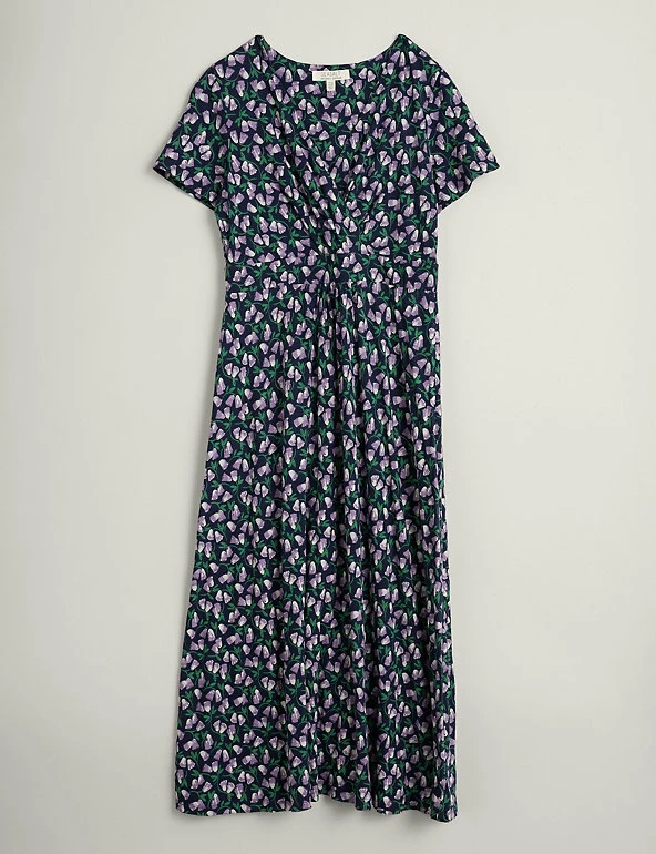 Outlet ๐ฅ Seasalt Cornwall ๐ Dresses Organic Cotton Floral Midi Waisted ๐ Dress ๐คฉ 2 Outlet ๐ฅ Seasalt Cornwall ๐ Dresses Organic Cotton Floral Midi Waisted ๐ Dress ๐คฉ - Image 2