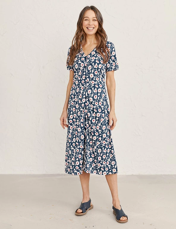Coupon ๐ Seasalt Cornwall ๐ Dresses Cotton Rich Floral Midi Waisted ๐ Dress ๐ 1 Coupon ๐ Seasalt Cornwall ๐ Dresses Cotton Rich Floral Midi Waisted ๐ Dress ๐