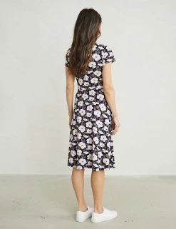 Cheap 👍 Seasalt Cornwall 👗 Dresses Cotton Rich Floral Scoop Neck Waisted 👗 Dress ✨ -New In Womens Sales 2022 SD 10 T83 5093 F4 X EC 3