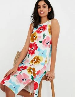 Best Sale 👏 Joules 👗 Dresses Jersey Floral Sleeveless Beach Cover Up 🔥 -New In Womens Sales 2022 SD 10 T83 5176 Z4 X EC 3