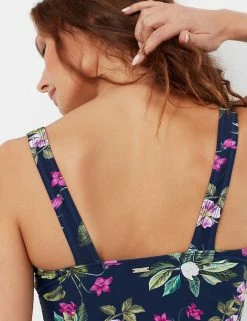 Promo ✔️ Joules Tankinis Floral Padded Plunge Tankini Top 🧨 -New In Womens Sales 2022 SD 10 T83 5186 F4 X EC 4