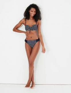 Cheap 🥰 Joules 👙 Bikinis Striped Tie Side Hipster 👙 Bikini Bottoms 🎁 -New In Womens Sales 2022 SD 10 T83 5187 Z4 X EC 2