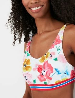 Promo 🌟 Joules 👙 Bikinis Floral V-Neck 👙 Bikini Top 😍 -New In Womens Sales 2022 SD 10 T83 5192 Z4 X EC 1