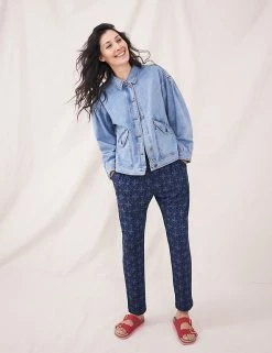 Brand new 💯 White Stuff Printed Elasticated Waist Slim Fit Trousers 🥰