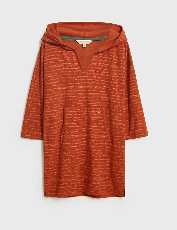 Hot Sale π White Stuff Hoodies Cotton Rich Printed Longline Hoodie π 2 Hot Sale π White Stuff Hoodies Cotton Rich Printed Longline Hoodie π - Image 2