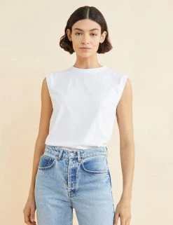 Best Pirce 💯 Albaray Women Pure Cotton Tank Top 😍 -New In Womens Sales 2022 SD 10 T83 5573 Z0 X EC 0