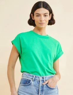 Discount 🛒 Albaray Women Pure Cotton Round Neck T-Shirt 😍 -New In Womens Sales 2022 SD 10 T83 5579 J0 X EC 0