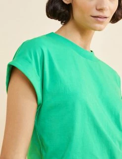 Discount 🛒 Albaray Women Pure Cotton Round Neck T-Shirt 😍 -New In Womens Sales 2022 SD 10 T83 5579 J0 X EC 2