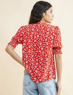 Budget 💯 Albaray 👚 Shirts & Blouses Floral Frill Detail Blouse 😍 -New In Womens Sales 2022 SD 10 T83 5587 B4 X EC 1