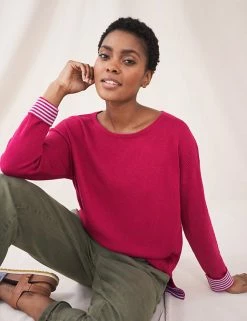 Flash Sale ⭐ White Stuff Jumpers Cotton Rich Ribbed Stepped Hem Jumper ❤️