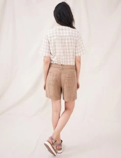 Cheapest 🎁 White Stuff Linen Blend Shorts ✨ -New In Womens Sales 2022 SD 10 T83 5635 L0 X EC 1