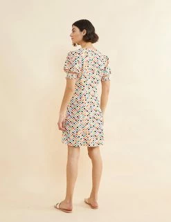 Best Sale 🤩 Albaray 👗 Dresses Checked V-Neck Mini Tea 👗 Dress 🥰 -New In Womens Sales 2022 SD 10 T83 5658 ZZ X EC 1