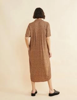 Best Pirce 💯 Albaray 👗 Dresses Animal Print Midi 👕 Shirt 👗 Dress 💯 -New In Womens Sales 2022 SD 10 T83 5693 N4 X EC 1