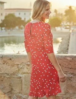 Wholesale 🧨 SOSANDAR 👗 Dresses Polka Dot Frill Hem Knee Length Shift 👗 Dress 🥰 -New In Womens Sales 2022 SD 10 T83 5725 B4 X EC 3
