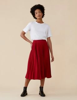 Flash Sale 🎁 Finery London 👗 Skirts Pleated Midi 👗 Skirt ⌛ -New In Womens Sales 2022 SD 10 T83 5863 B0 X EC 0