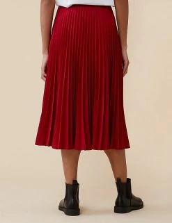 Flash Sale 🎁 Finery London 👗 Skirts Pleated Midi 👗 Skirt ⌛ -New In Womens Sales 2022 SD 10 T83 5863 B0 X EC 3