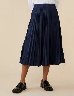 Flash Sale 🎁 Finery London 👗 Skirts Pleated Midi 👗 Skirt ⌛ -New In Womens Sales 2022 SD 10 T83 5863 F0 X EC 1