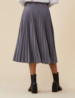Flash Sale 🎁 Finery London 👗 Skirts Pleated Midi 👗 Skirt ⌛ -New In Womens Sales 2022 SD 10 T83 5863 T0 X EC 3