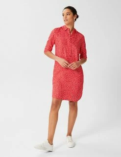 Top 10 🎁 HOBBS 👗 Dresses Printed Knee Length 👚 Shirt 👗 Dress ✔️ -New In Womens Sales 2022 SD 10 T83 5886 A4 X EC 1