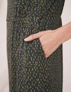 Best deal 💯 White Stuff 👗 Dresses Jersey Spot Print Knee Length Shift 👗 Dress 🔔 -New In Womens Sales 2022 SD 10 T83 6171 T4 X EC 1