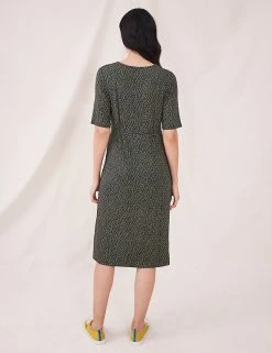 Best deal 💯 White Stuff 👗 Dresses Jersey Spot Print Knee Length Shift 👗 Dress 🔔 -New In Womens Sales 2022 SD 10 T83 6171 T4 X EC 2