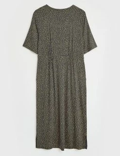 Best deal 💯 White Stuff 👗 Dresses Jersey Spot Print Knee Length Shift 👗 Dress 🔔 -New In Womens Sales 2022 SD 10 T83 6171 T4 X EC 3