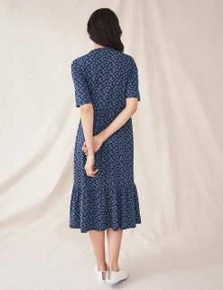 Top 10 🔥 White Stuff 👗 Dresses Organic Cotton Blend Midi Waisted 👗 Dress ⭐ -New In Womens Sales 2022 SD 10 T83 6174 F4 X EC 2