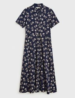 Hot Sale π White Stuff π Dresses Cotton Blend Jersey Midi π Shirt π Dress π