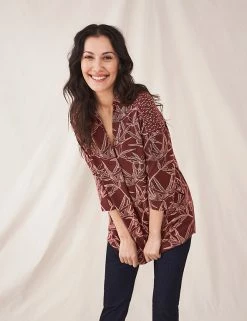 Budget ๐ White Stuff Tunics Pure Cotton Jersey Printed Tunic ๐