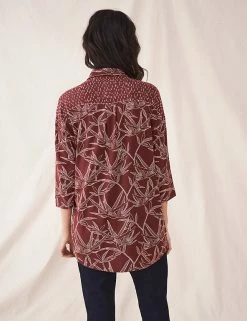 Budget 😀 White Stuff Tunics Pure Cotton Jersey Printed Tunic 😉 -New In Womens Sales 2022 SD 10 T83 6361 D4 X EC 1