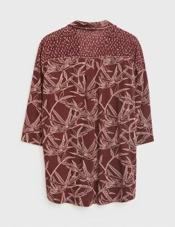 Budget 😀 White Stuff Tunics Pure Cotton Jersey Printed Tunic 😉 -New In Womens Sales 2022 SD 10 T83 6361 D4 X EC 3