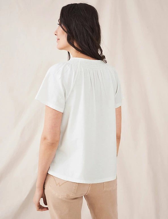 Coupon π White Stuff π Shirts & Blouses Pure Cotton Embroidered V-Neck Blouse β 4 Coupon π White Stuff π Shirts & Blouses Pure Cotton Embroidered V-Neck Blouse β - Image 4