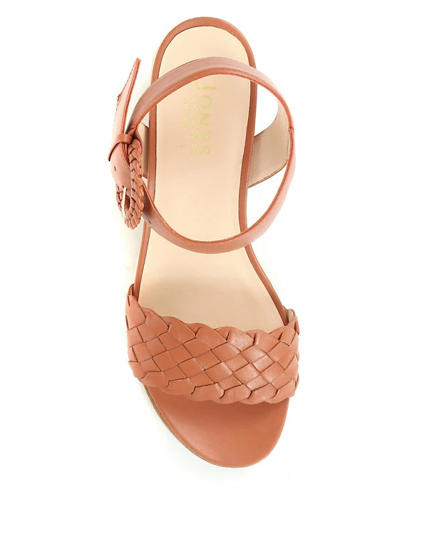 Brand new 😍 Jones Bootmaker 🩴 Sandals Leather Buckle Woven Wedge Espadrilles 👍 8 Brand new 😍 Jones Bootmaker 🩴 Sandals Leather Buckle Woven Wedge Espadrilles 👍 - Image 8