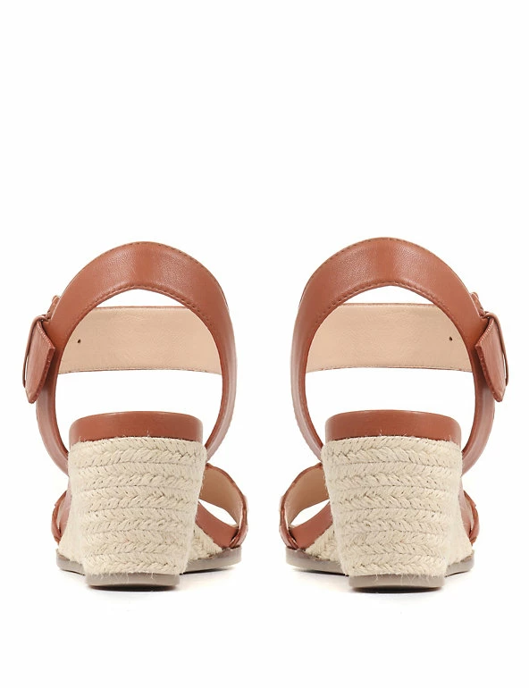 Brand new 😍 Jones Bootmaker 🩴 Sandals Leather Buckle Woven Wedge Espadrilles 👍 9 Brand new 😍 Jones Bootmaker 🩴 Sandals Leather Buckle Woven Wedge Espadrilles 👍 - Image 9