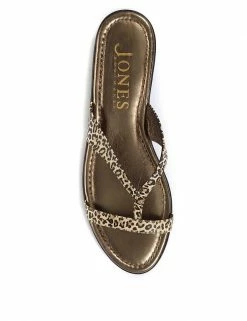 Flash Sale ⌛ Jones Bootmaker Leather Patent Strappy Flat 🩴 Sandals 🌟 -New In Womens Sales 2022 SD 10 T83 6382 L4 X EC 1